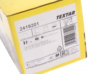 3 899 р. Колодки тормозные задние (4шт.) TEXTAR Land Rover Discovery 4 L319 (2009-2016)  с доставкой в г. Майкоп. Увеличить фотографию 4