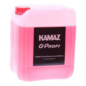 1 969 р. Антифриз красный 10л KAMAZ G-Profi Service Line Antifreeze (ОАО КАМАЗ) GAZPROMNEFT 2422210232  с доставкой в г. Майкоп. Увеличить фотографию 1