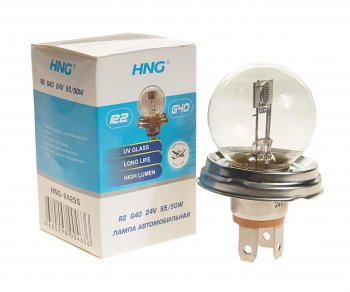 130 р. Лампа 24V R2 5550W P45t Long Life HNG HNG 24255  с доставкой в г. Майкоп. Увеличить фотографию 1