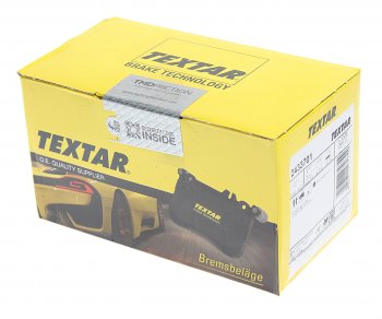 3 689 р. Колодки тормозные передние (4шт.) TEXTAR Toyota Auris E150 хэтчбэк 5 дв. дорестайлинг (2006-2010)  с доставкой в г. Майкоп. Увеличить фотографию 3