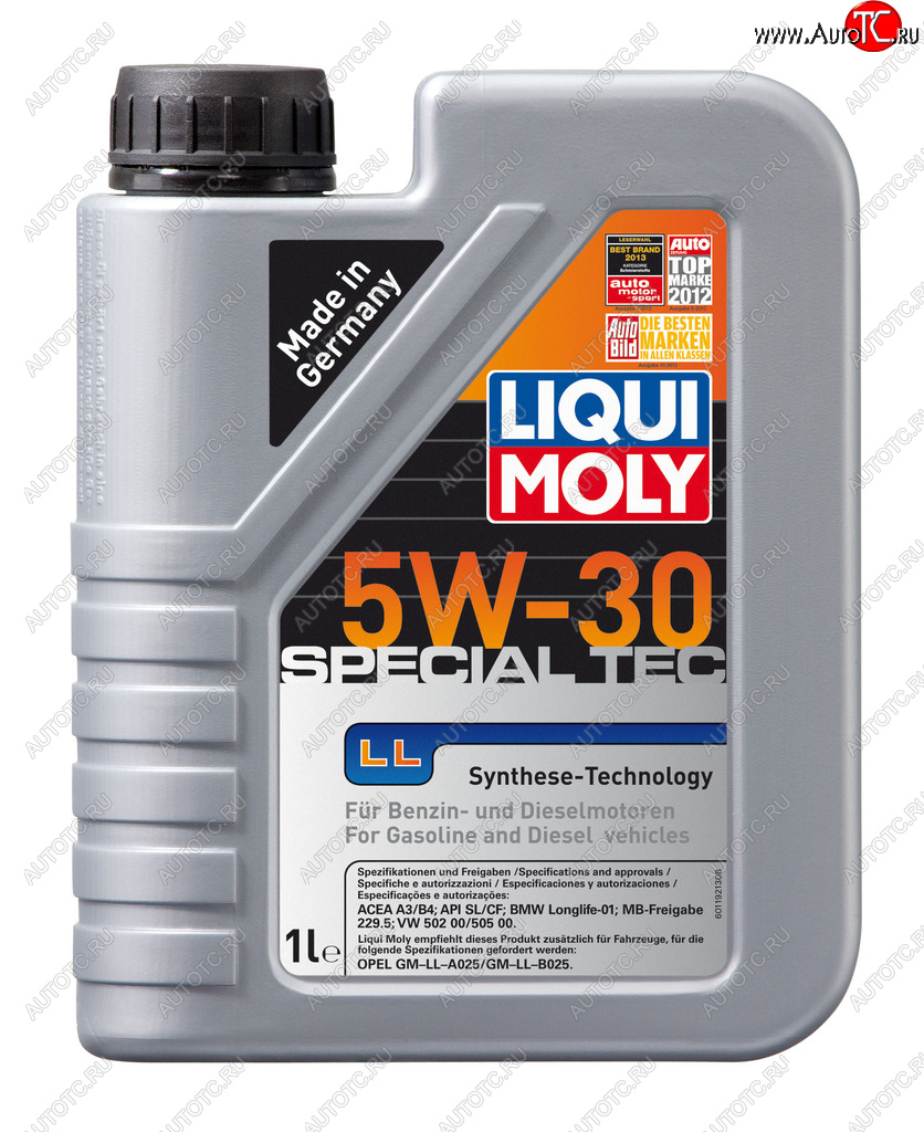 1 999 р. Масло моторное SPECIAL TEC LL 5W30 синт.1л LIQUI MOLY LIQUI MOLY 2447  с доставкой в г. Майкоп