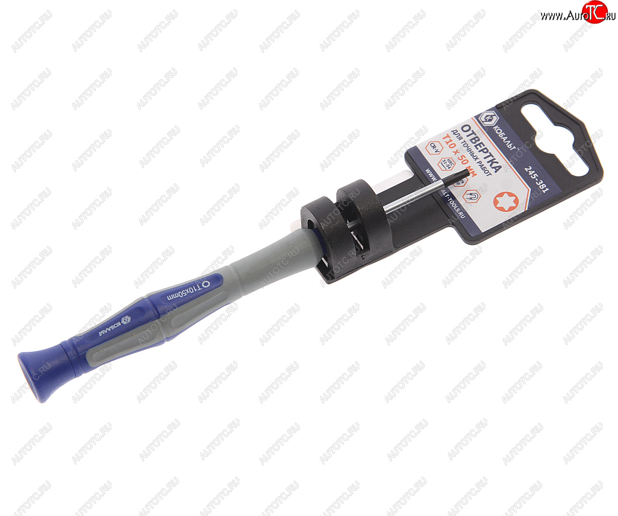 133 р. Отвертка TORX T10х50мм магнитная КОБАЛЬТ КОБАЛЬТ 245-381  с доставкой в г. Майкоп