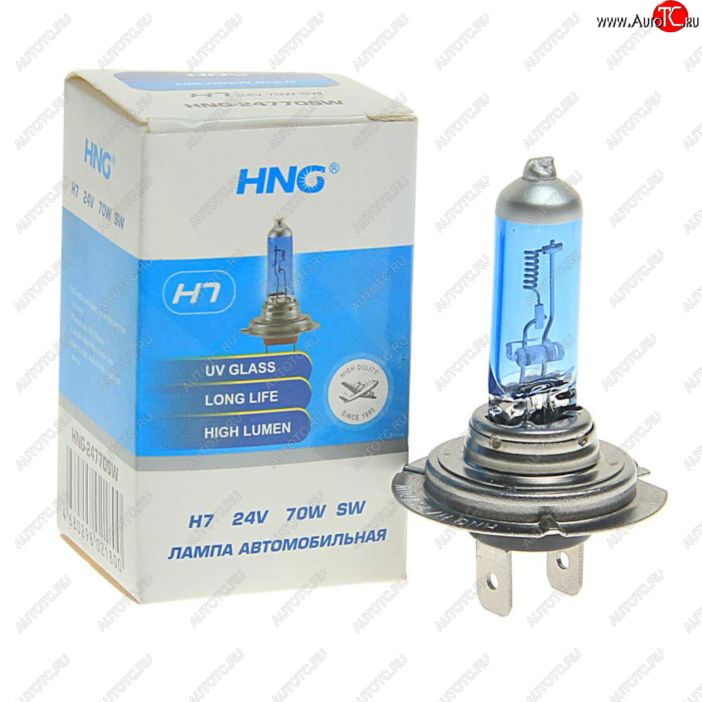 153 р. Лампа 24V H7 70W PX26d Super White HNG HNG 24770sw  с доставкой в г. Майкоп