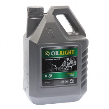 859 р. Масло моторное М8В мин.5л OIL RIGHT OIL RIGHT 2484  с доставкой в г. Майкоп. Увеличить фотографию 1