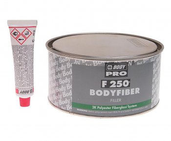 1 589 р. Шпатлевка со стекловолокном FIBER 250 1.5кг BODY BODY 2500600001  с доставкой в г. Майкоп. Увеличить фотографию 1