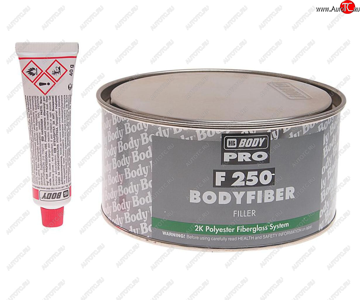 1 589 р. Шпатлевка со стекловолокном FIBER 250 1.5кг BODY BODY 2500600001  с доставкой в г. Майкоп
