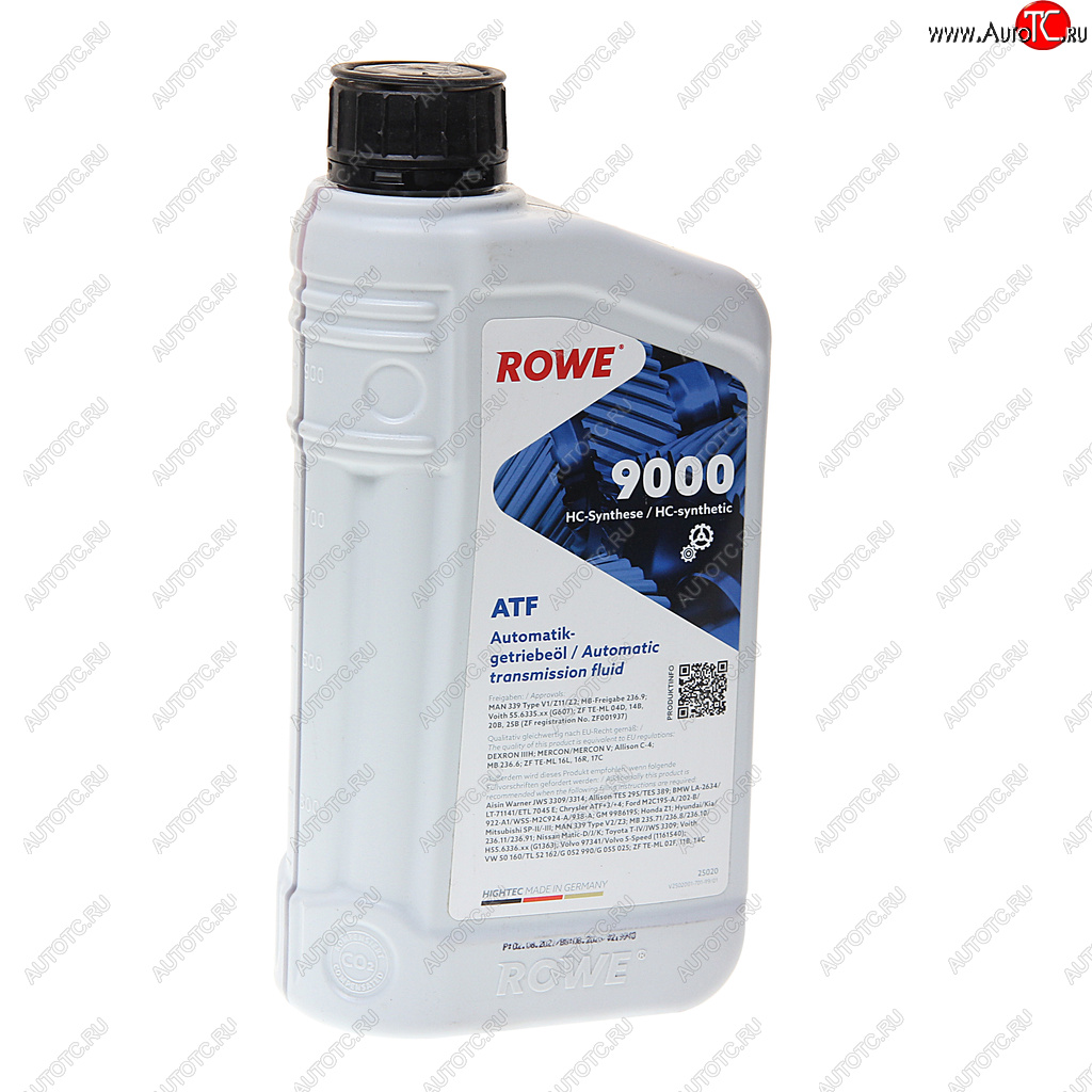 1 699 р. Масло трансмиссионное HIGHTEC ATF 9000 DEXRON IIIH синт.1л красное ROWE ROWE 25020-0010-99 ROWE 25020-0010-99  с доставкой в г. Майкоп
