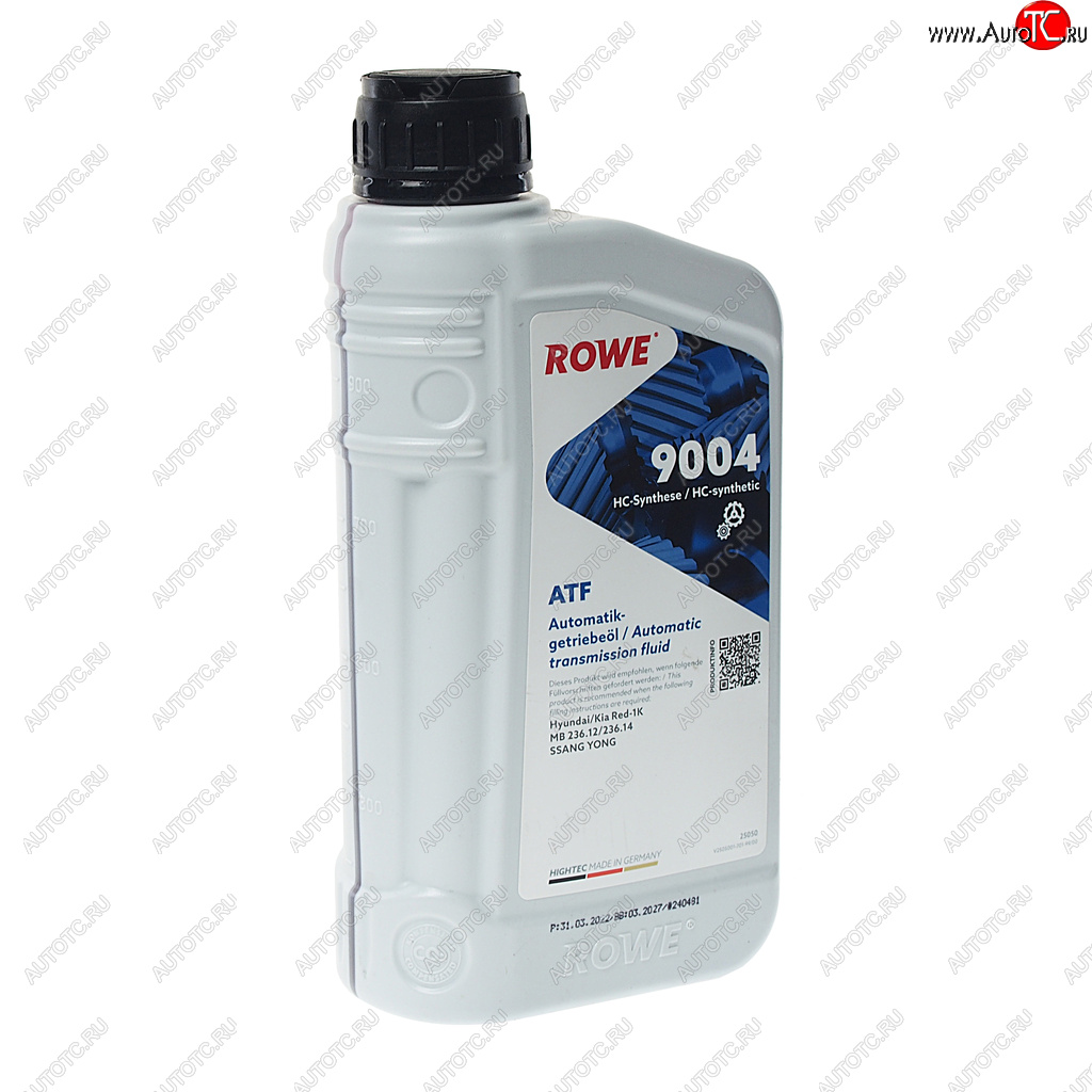 1 879 р. Масло трансмиссионное HIGHTEC ATF 9004 синт.1л красное ROWE ROWE 25050-0010-99  с доставкой в г. Майкоп