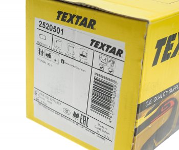 4 649 р. Колодки тормозные передние (4шт.) TEXTAR Hyundai IX20 JC дорестайлинг (2010-2020)  с доставкой в г. Майкоп. Увеличить фотографию 3