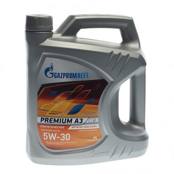 2 399 р. Масло моторное PREMIUM A3 SLCFA3B4 5W30 синт.4л GAZPROMNEFT GAZPROMNEFT 253142485  с доставкой в г. Майкоп. Увеличить фотографию 1