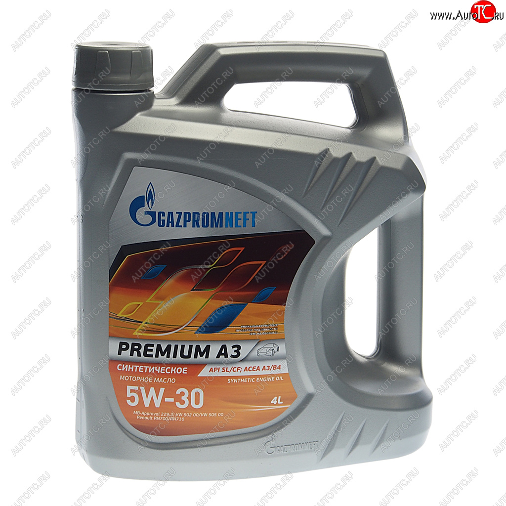 2 399 р. Масло моторное PREMIUM A3 SLCFA3B4 5W30 синт.4л GAZPROMNEFT GAZPROMNEFT 253142485  с доставкой в г. Майкоп