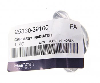 429 р. Пробка радиатора HYUNDAI Accent (00-),Santa Fe (00-),Sonata (99-),Tucson (04-),Porter 2 HCC (HANON) HCC 25330-39100  с доставкой в г. Майкоп. Увеличить фотографию 3