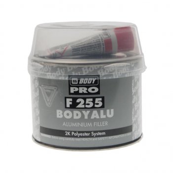 539 р. Шпатлевка с алюминиевым наполнителем PRO F255 ALU 0.25кг BODY BODY 2550800050  с доставкой в г. Майкоп. Увеличить фотографию 1