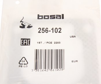 419 р. Прокладка FORD Mondeo выхлопной системы BOSAL BOSAL 256-102  с доставкой в г. Майкоп. Увеличить фотографию 2