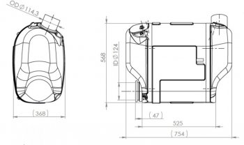 120 999 р. Глушитель IVECO Stralis с катализатором (ЕВРО-5) DINEX DINEX 28477  с доставкой в г. Майкоп. Увеличить фотографию 2