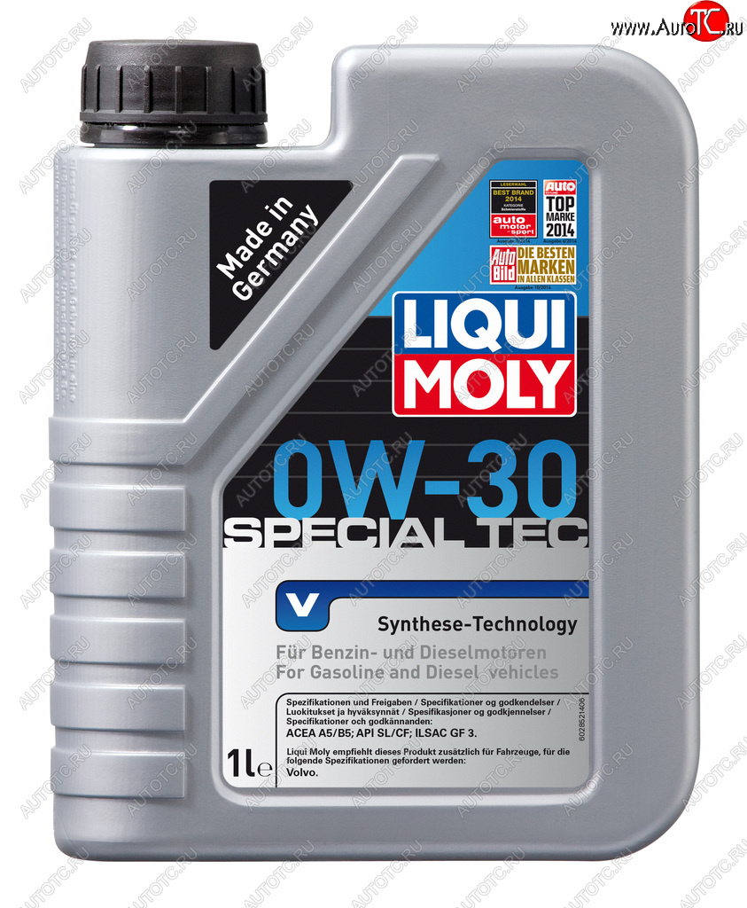 2 059 р. Масло моторное SPECIAL TEC VOLVO 0W30 синт.1л LIQUI MOLY LIQUI MOLY 2852  с доставкой в г. Майкоп