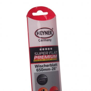 1 259 р. Щетка стеклоочистителя 650мм бескаркасная Super Flat Premium HEYNER HEYNER 286000  с доставкой в г. Майкоп. Увеличить фотографию 2