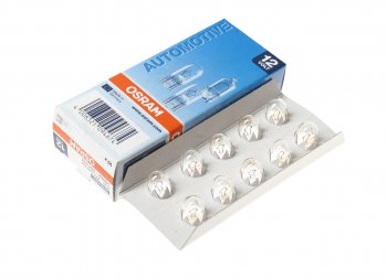 170 р. Лампа 12V W6W W2.1x9.5d OSRAM OSRAM 2886x  с доставкой в г. Майкоп. Увеличить фотографию 1