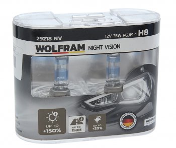2 579 р. Лампа 12V H8 35W PGJ19-1 +150% бокс (2шт.) Extra Light WOLFRAM WOLFRAM 29218nv  с доставкой в г. Майкоп. Увеличить фотографию 1