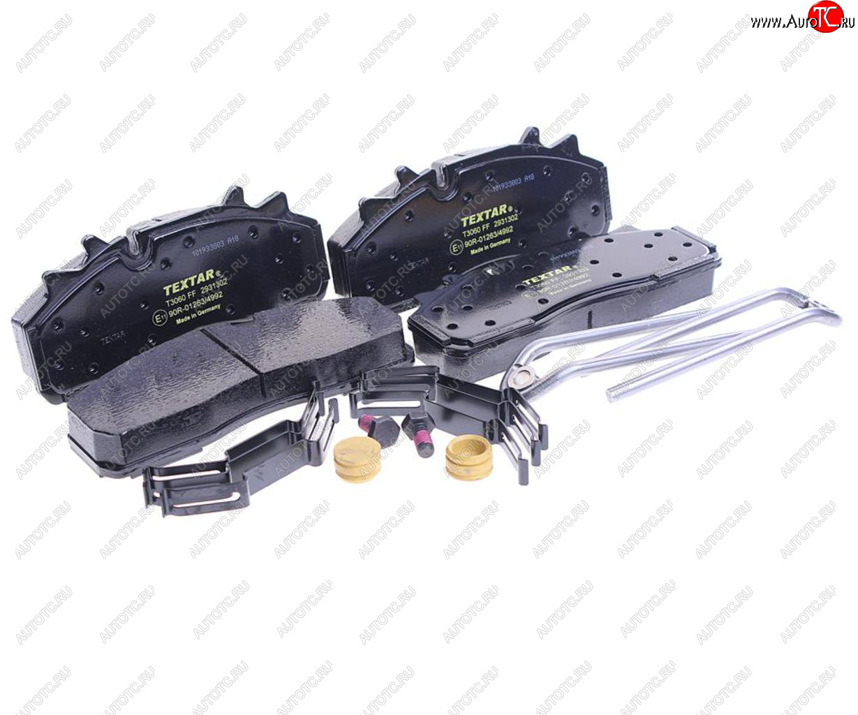 9 899 р. Колодки тормозные SAF дисковые (211x93x30) (4шт.) TEXTAR TEXTAR 2931302 TEXTAR 2931302  с доставкой в г. Майкоп
