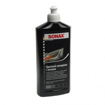949 р. Полироль кузова черная 500мл SONAX SONAX 296100  с доставкой в г. Майкоп. Увеличить фотографию 1