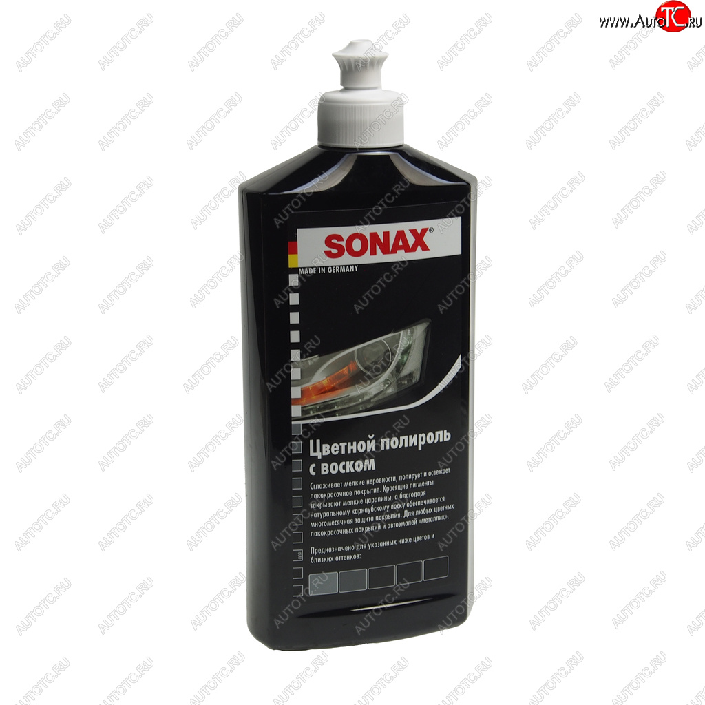 949 р. Полироль кузова черная 500мл SONAX SONAX 296100  с доставкой в г. Майкоп
