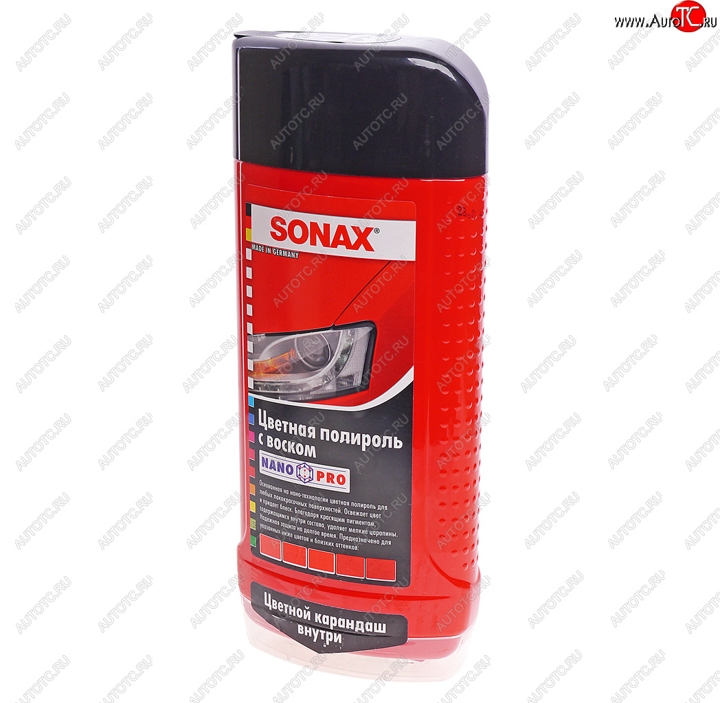 979 р. Полироль кузова красная 500мл SONAX SONAX 296400  с доставкой в г. Майкоп
