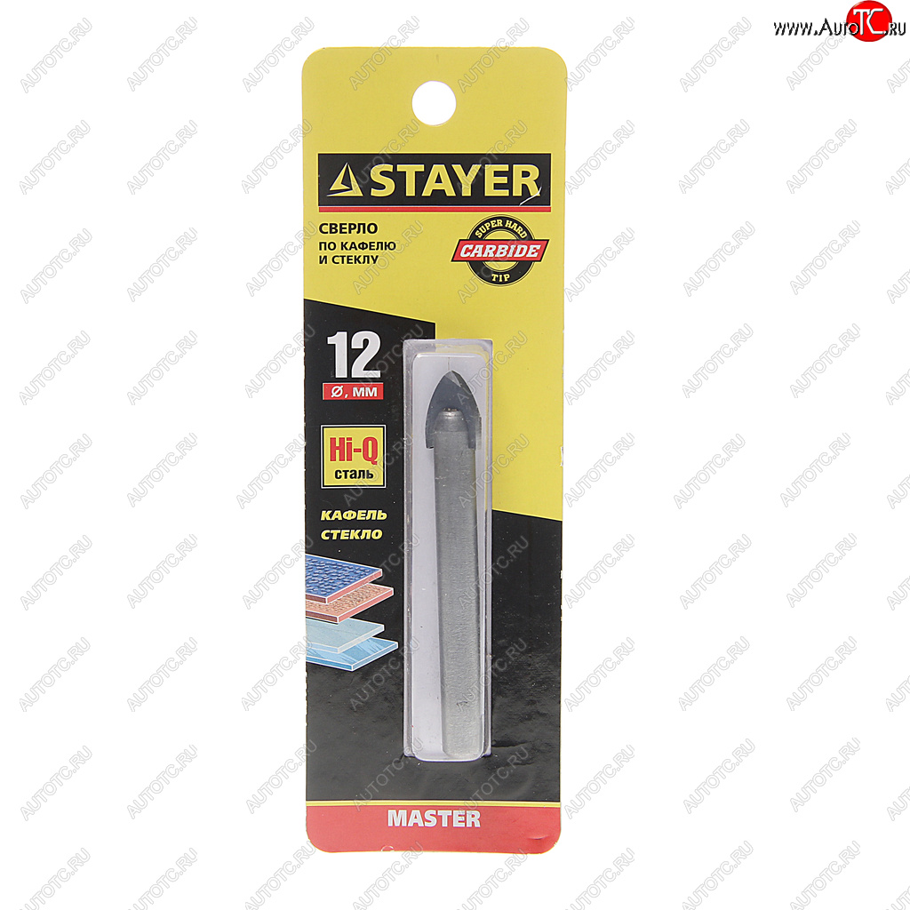 299 р. Сверло по керамике 12.0мм STAYER STAYER 2986-12  с доставкой в г. Майкоп