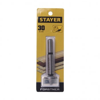 369 р. Сверло Форстнера 30.0мм Forstner STAYER STAYER 29985-30_z01  с доставкой в г. Майкоп. Увеличить фотографию 1