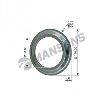 84 р. Кольцо BPW (ECO) маслоотражающее ступицы (6.5-9т) MANSONS MANSONS 300.011  с доставкой в г. Майкоп. Увеличить фотографию 1