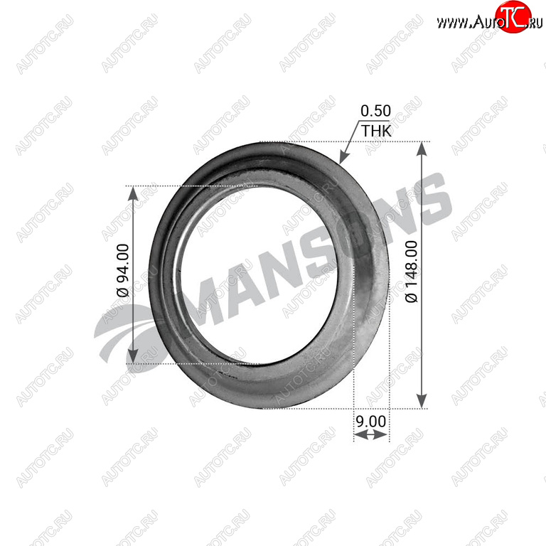 80 р. Кольцо BPW (ECO,ECO Plus) маслоотражающее ступицы (10-12т,8-9т) MANSONS MANSONS 300.012  с доставкой в г. Майкоп