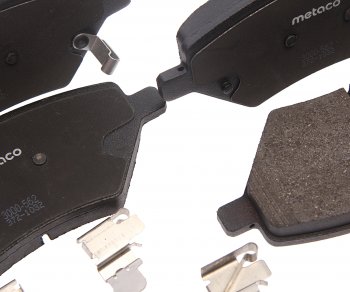 2 899 р. Колодки тормозные передние (4шт.) METACO Chery Tiggo 5 (T21) дорестайлинг (2014-2017)  с доставкой в г. Майкоп. Увеличить фотографию 2