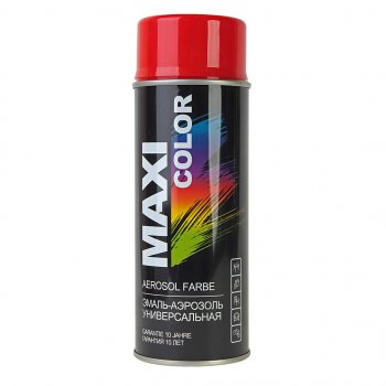 419 р. Краска красная аэрозоль 400мл MAXI COLOR MAXI COLOR 3020mx  с доставкой в г. Майкоп. Увеличить фотографию 1