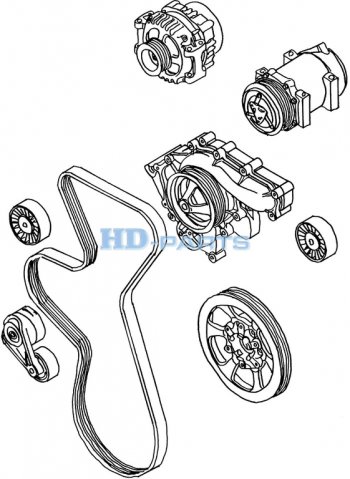 1 099 р. Ролик приводного ремня SCANIA 4 series натяжителя HD-PARTS HD-PARTS 302422  с доставкой в г. Майкоп. Увеличить фотографию 6