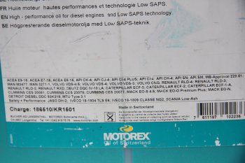 15 849 р. Масло моторное Focus QTM 10W40 E9/E7/E6 п/синт.25л MOTOREX MOTOREX 303231 MOTOREX 303231  с доставкой в г. Майкоп. Увеличить фотографию 2