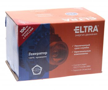 11 849 р. Генератор ПАЗ-3205 дв.ЗМЗ 5234.10 14В 120А (компакт) ELTRA ELTRA 3032.3771 т  с доставкой в г. Майкоп. Увеличить фотографию 5
