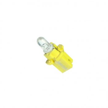 22 р. Лампа светодиодная 12V W1.2W T5 W2x4.6d бесцокольная MEGAPOWER MEGAPOWER-AUTOMOTIVE 30429y  с доставкой в г. Майкоп. Увеличить фотографию 1