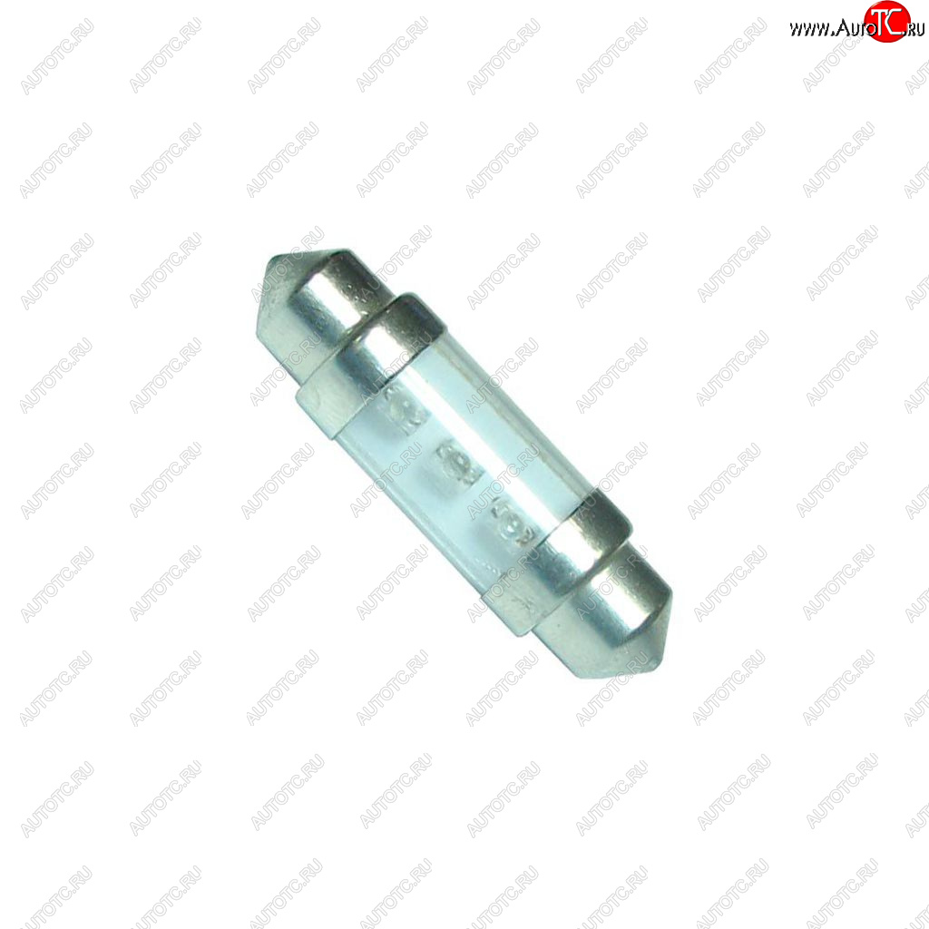 10 р. Лампа светодиодная 12V C10W SV8.5-8 двухцокольная Green MEGAPOWER MEGAPOWER-AUTOMOTIVE 30432g  с доставкой в г. Майкоп