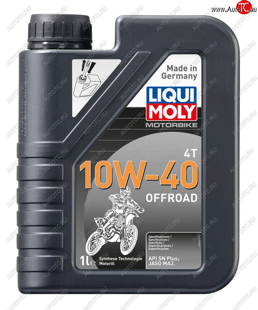 1 469 р. Масло моторное для 4-х тактных двигателей MOTORBIKE 4T OFFROAD 10W40 синт.1л LIQUI MOLY LIQUI MOLY 3055 LIQUI MOLY 3055  с доставкой в г. Майкоп