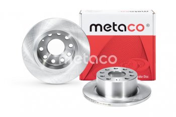 2 699 р. Диск тормозной VW Golf 5,6 AUDI A3 SKODA Octavia (1Z,5E),Yeti задний (1шт.) METACO METACO 3060-479  с доставкой в г. Майкоп. Увеличить фотографию 2