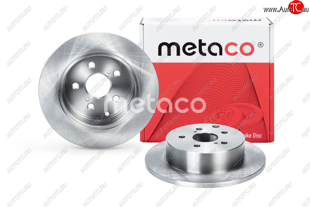 2 699 р. Диск тормозной VW Golf 5,6 AUDI A3 SKODA Octavia (1Z,5E),Yeti задний (1шт.) METACO METACO 3060-479  с доставкой в г. Майкоп