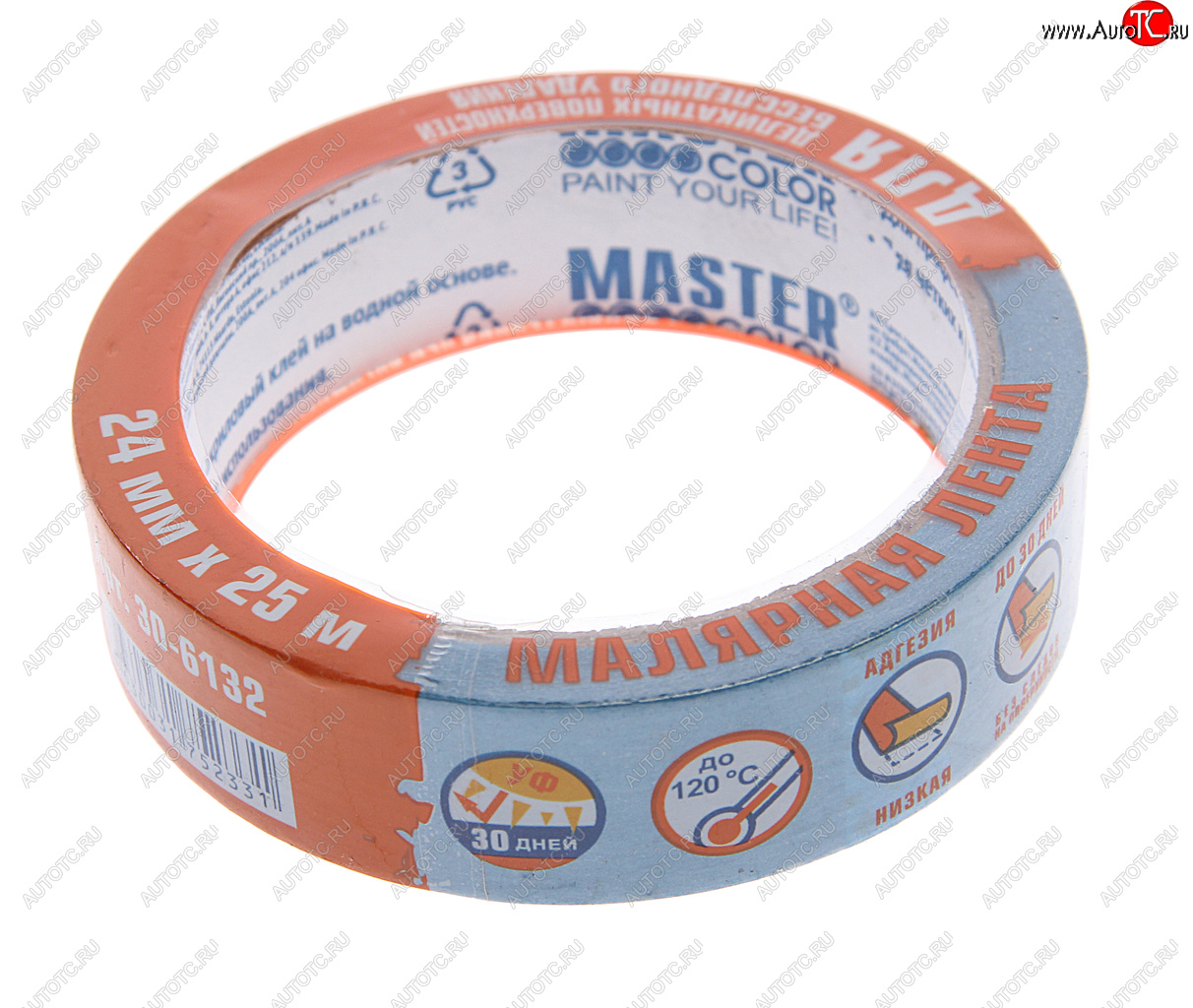 272 р. Скотч малярный 24ммх25м для деликатных поверхностей MASTER COLOR MASTER COLOR 30-6132  с доставкой в г. Майкоп