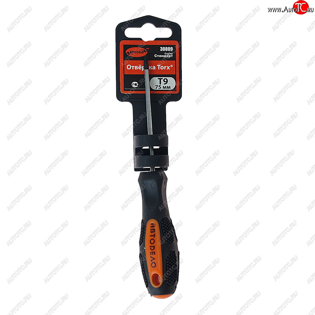 94 р. Отвертка TORX T9х75мм АВТОДЕЛО АВТОДЕЛО 30809  с доставкой в г. Майкоп