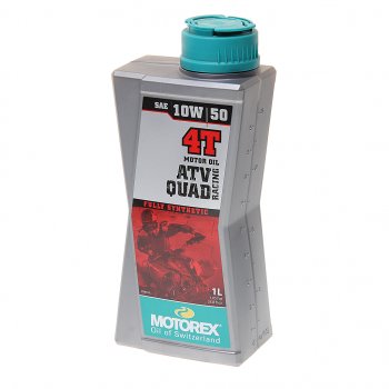 2 369 р. Масло моторное для 4-х тактных двигателей ATV QUAD 4T 10W50 синт.1л MOTOREX MOTOREX 308238 MOTOREX 308238  с доставкой в г. Майкоп. Увеличить фотографию 1