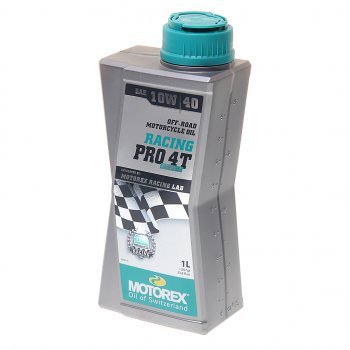 2 499 р. Масло моторное для 4-х тактных двигателей RACING PRO 4T 10W40 синт.1л MOTOREX MOTOREX 308257  с доставкой в г. Майкоп. Увеличить фотографию 1