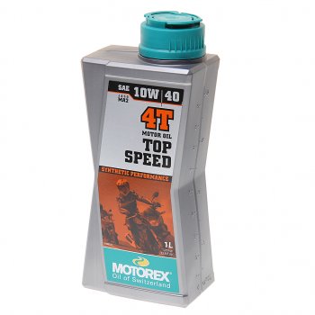 2 189 р. Масло моторное для 4-х тактных двигателей TOP SPEED 4T 10W40 синт.1л MOTOREX MOTOREX 308271  с доставкой в г. Майкоп. Увеличить фотографию 1