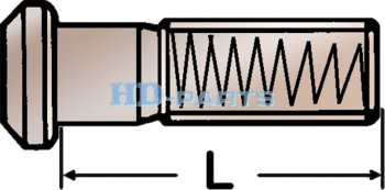 227 р. Гайка колеса SCANIA P,G,R,T (M22х78-11BSFh-30ключ 33мм) юбка подвижная HD-PARTS HD-PARTS 309200  с доставкой в г. Майкоп. Увеличить фотографию 4