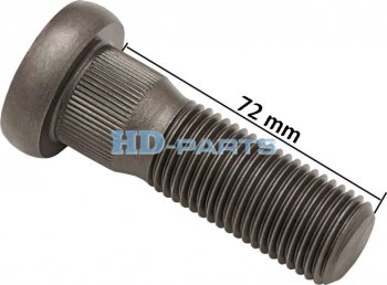 599 р. Шпилька колеса SCANIA 4,P,R,T series (78 резьба L=72мм) HD-PARTS HD-PARTS 309220  с доставкой в г. Майкоп. Увеличить фотографию 2