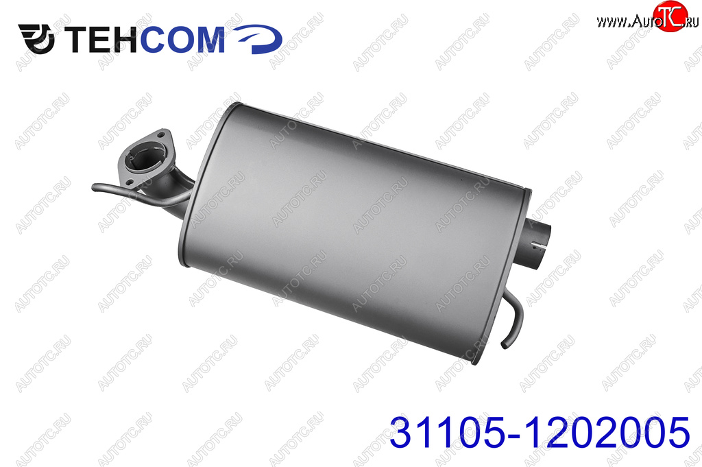 4 799 р. Резонатор ГАЗ-31105 дв.ЗМЗ,Крайслер ЕВРО-3 ТЕХКОМ ТЕХКОМ 31105-1202005  с доставкой в г. Майкоп