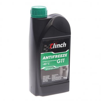 282 р. Антифриз зеленый -40C 1л G11 CLINCH CLINCH 311231g  с доставкой в г. Майкоп. Увеличить фотографию 1